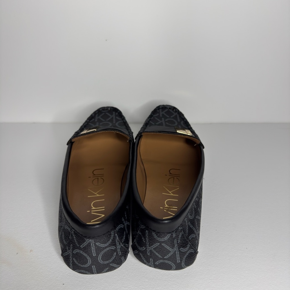 Calvin Klein Monogram Black Loafers - Picture 2 of 9